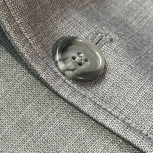 Vintage 80s Circle S Blazer Sport Coat Size 44R Single Breasted Gray Western - Picture 8 of 10